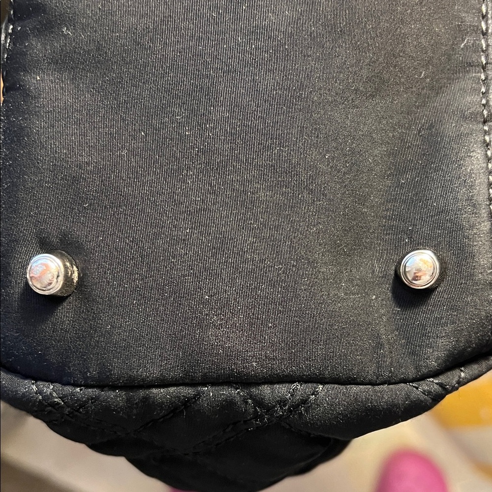 Vera Bradley Black Quilted Shoulder Bag - Picture 8 of 16